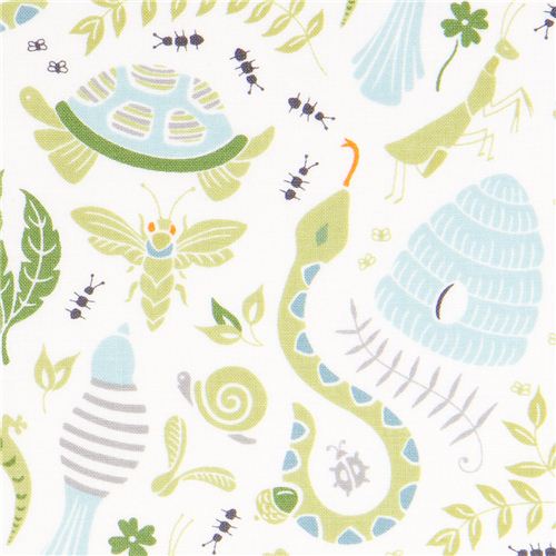 Michael Miller fabric garden animals by Patty Sloniger 1