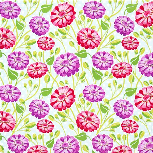 Michael Miller Stoff mit großen Blumen by Patty Young 2