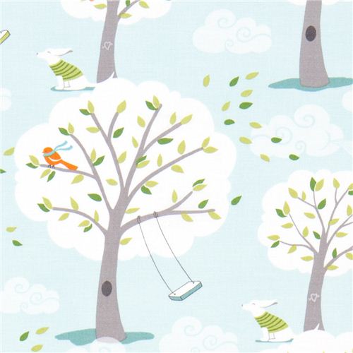 Michael Miller fabric with dog & wind by Patty Sloniger 1