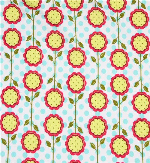 Michael Miller Jersey Stoff Mod Blooms Sonnenblumen 2