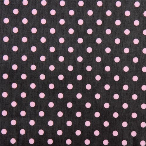 Michael Miller laminate fabric Dumb Dot pink dots 2