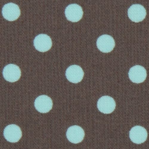 Michael Miller laminate fabric Dumb Dot turquoise dots Tessuto