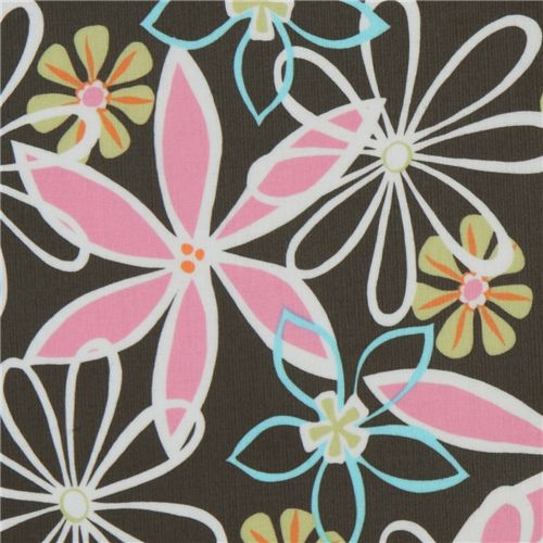 Michael Miller laminate fabric Daisy Dreams