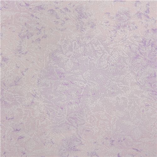 Michael Miller light purple cotton fabric dreamy pastel pearlised metallic motif Fabric