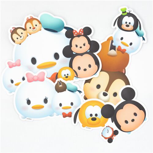 Mickey Minnie Mouse große Aufkleber von Kamio Japan