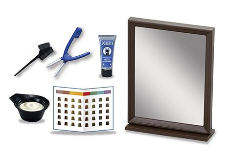 Scatola cieca ReMent da barbiere in miniatura 8 set di figurine del salone di toelettatura Dobers 5