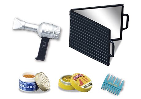 Scatola cieca ReMent da barbiere in miniatura 8 set di figurine del salone di toelettatura Dobers 9