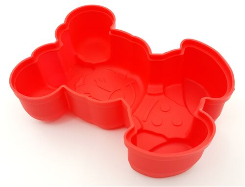 Rote Silikonform Minnie Maus von Disney 3