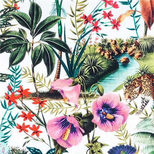 Vita Fluviale Tropicale Tessuto