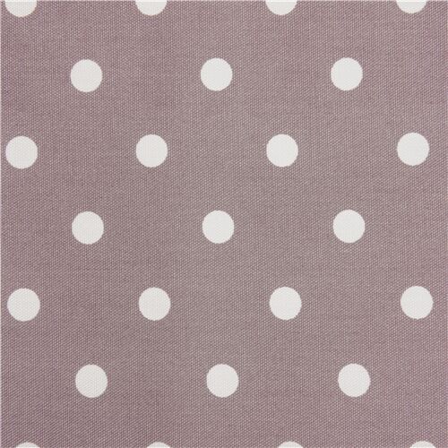 Gros Pois Gris Rguliers Tissu