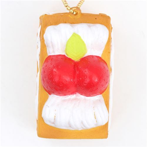 Premium Cafe de N light brown white mille-feuille pastry squishy charm kawaii 4