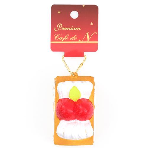 Premium Cafe de N light brown white mille-feuille pastry squishy charm kawaii 5