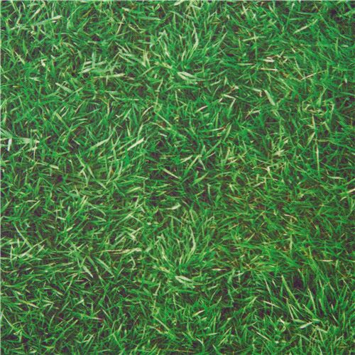Tissu en coton Quilting Treasures impression numrique herbe gazon vert fonc Tissu