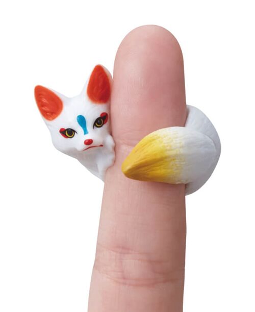 Random Gashapon lucky charm fox Omamori Kitsune capsule toy 8