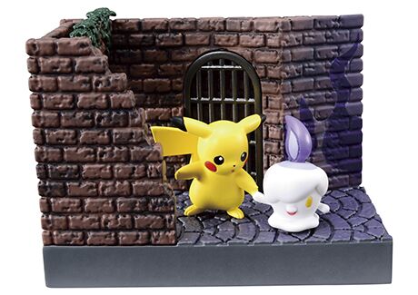 Bo�te myst�re de miniatures Re-ment avec Pokemon Town Set 5