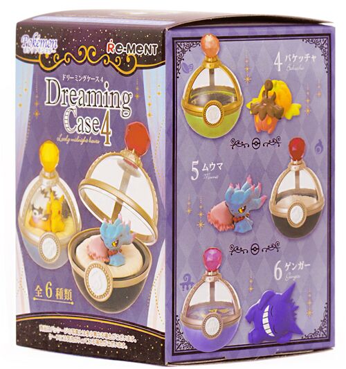 miniature a sorpresa Re-ment, set con 6 Pokemon Dreaming Case 4 Lovely Midnight 2
