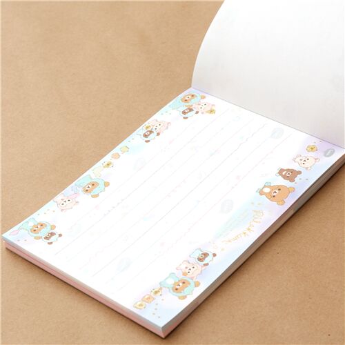 Rilakkuma and friends dinosaur memo pad by San-X 12