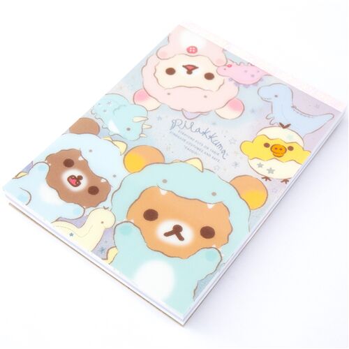 Rilakkuma cuaderno de notas osos disfraz dinosaurio de San-X 3