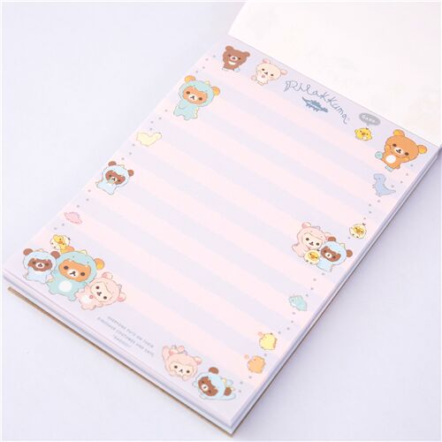 Rilakkuma cuaderno de notas osos disfraz dinosaurio de San-X 5