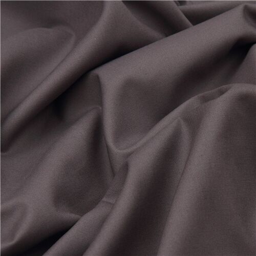 Robert Kaufman Kona cotton fabric in solid dark coal grey Fabric