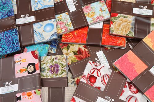 Robert Kaufman set de telas batik precortadas Ten Square 7