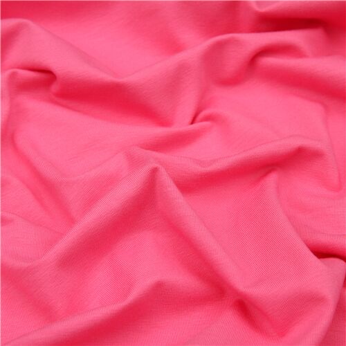 Robert Kaufman tela de punto en color rosa azalea liso Tela