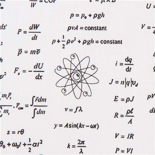 Resto de (24 x 112 cm) - Tela con texto matemáticas ciencias de Robert Kaufman 2