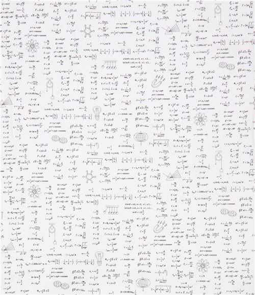 Resto de (24 x 112 cm) - Tela con texto matemáticas ciencias de Robert Kaufman 3