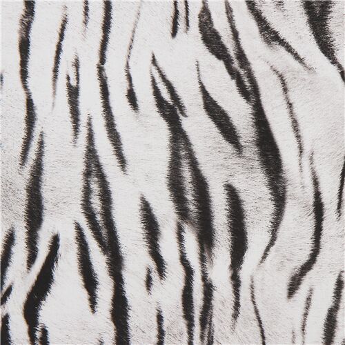 Robert Kaufman cremefarbener schwarzer Zebrastreifenstoff Stoff