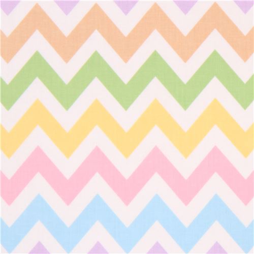 Robert Kaufman hellviolettes hellblaues Zickzack Chevron Stoff Remix Stoff