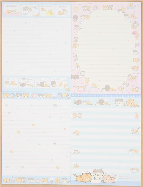 San-X Corocoro Coronya kitten letter set 2