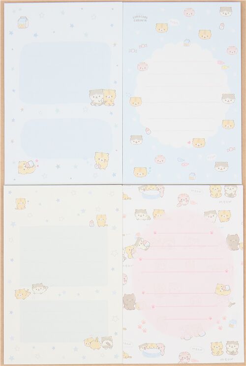 San-X Corocoro Coronya kitten letter set 4