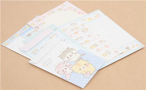 San-X Corocoro Coronya kitten letter set 5