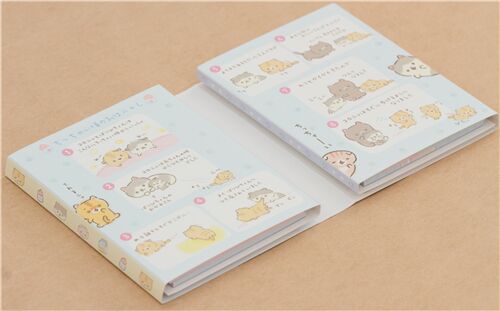 San-X baby Corocoro Coronya fold-out memo pad 4