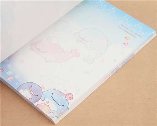 San-X colorful Jinbesan and friends memo pad 4