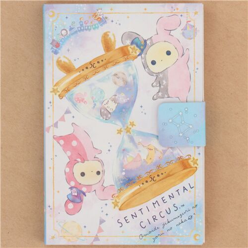 San-X small Sentimental Circus and sand timer memo pad