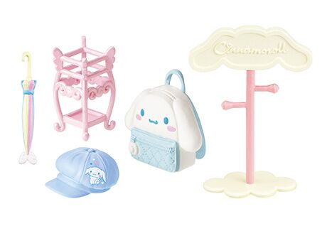 Sanrio x Re-Ment Cinnamoroll Room miniature blind box set of 8 3