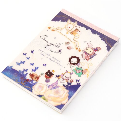 Sentimental Circus butterfly Note Pad by San-X 2