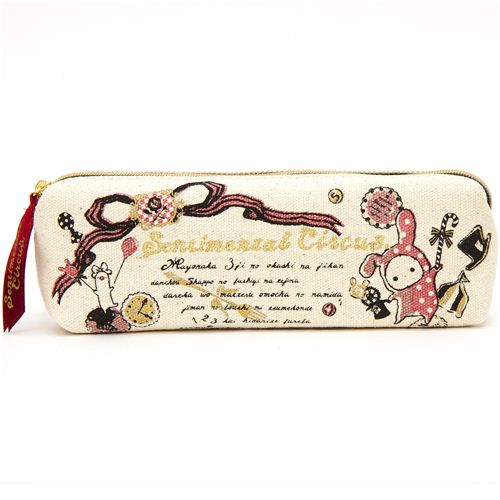 Sentimental Circus Stoff Federtasche von San-X