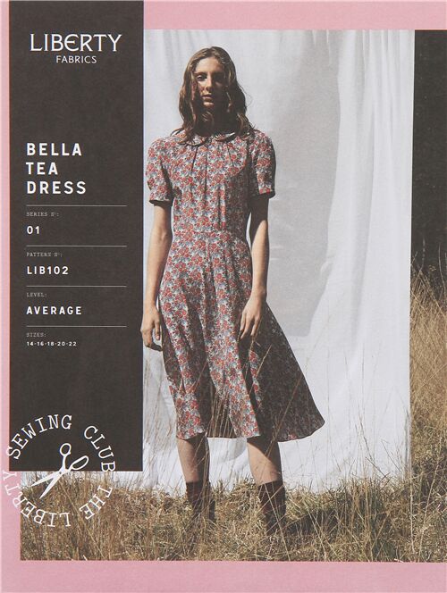 Nähmuster für Kleid Bella Tea Dress von Liberty Fabrics