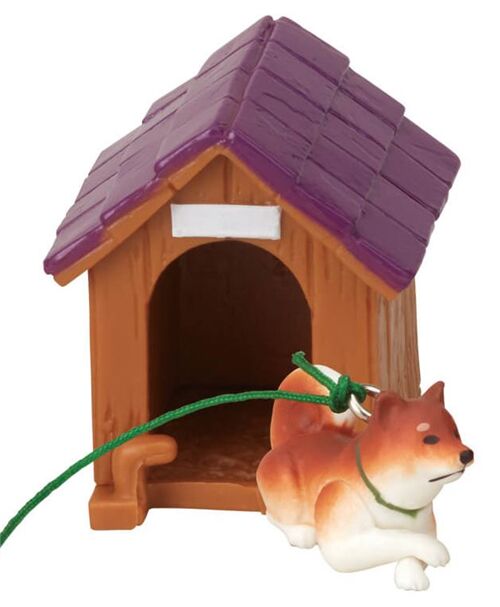 Shiba Inu Hunde und Hundehäuser zufällig Gashapon Kapselspielzeuge 4
