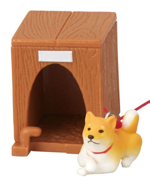 Shiba Inu Hunde und Hundehäuser zufällig Gashapon Kapselspielzeuge 6