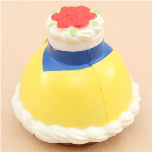 Squishy en forme de tartelette avec la robe de Blanche-Neige 2