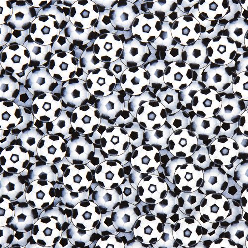 Fuball-Stoff mit aneinandergedrngten Fubllen aus den USA 2