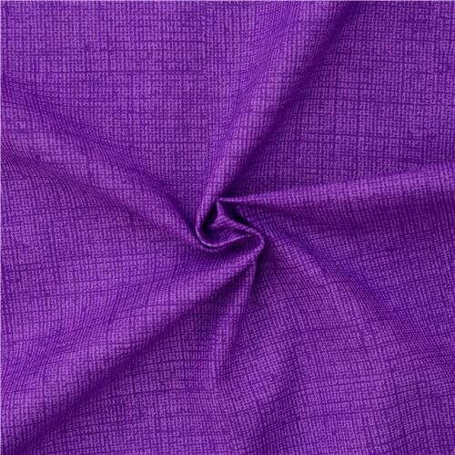 Tela EE. UU. prpura liso mini cuadrcula Timeless Treasures Tela