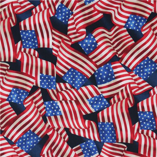 Tissu drapeaux des tats-Unis rouges bleus blancs rays Tissu
