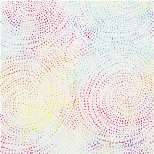 tessuto colorato batik pois spirali tie-dye Tessuto