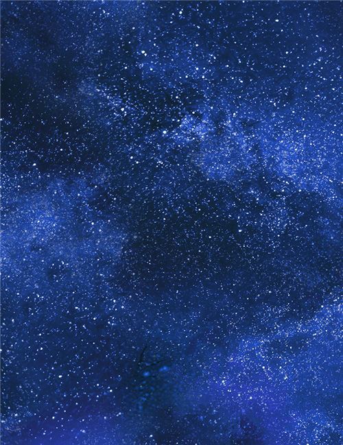 Remnant (29 x 112 cm) - Timeless Treasures dark blue galaxy fabric 2