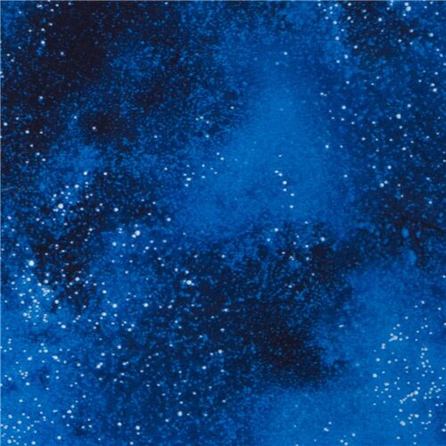 Timeless Treasures tela azul oscuro con cielo estrellado galaxia Tela