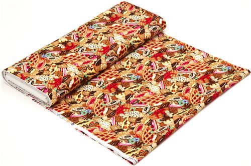 Timeless Treasures fabric with packed sweets from the USA 3